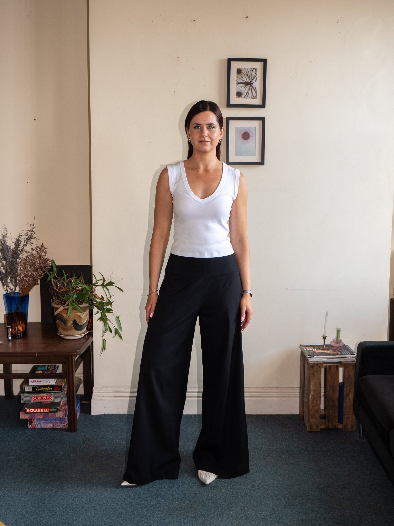 001 Trousers | Tailored Italian Wool Trousers – E L O I S E